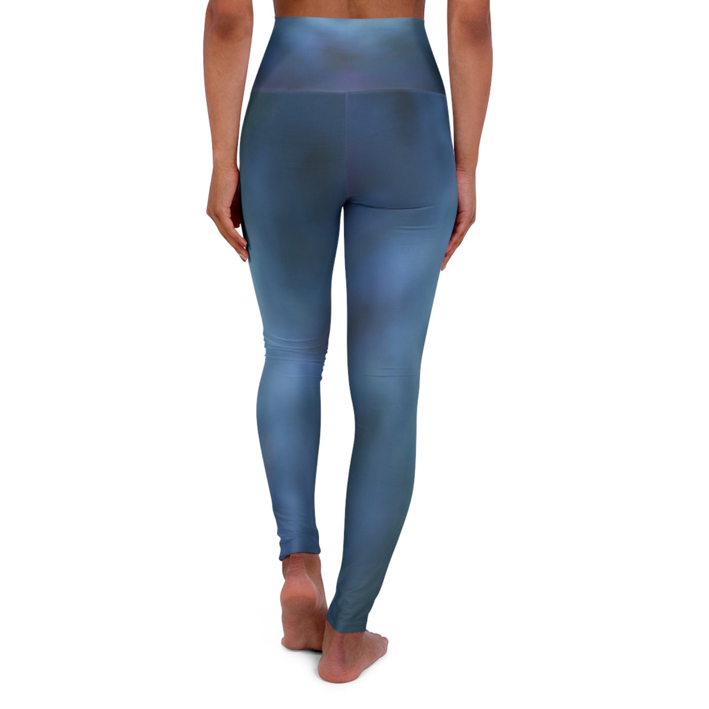 Pink Lotus Flower Abstract Skinny Fit High Waisted Yoga Leggings, Expertly Crafted in the USA