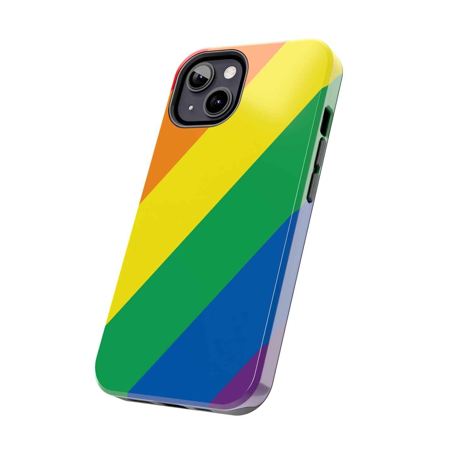 All iPhone Models: Rainbow Tough Phone Cases Supports Wireless Charging