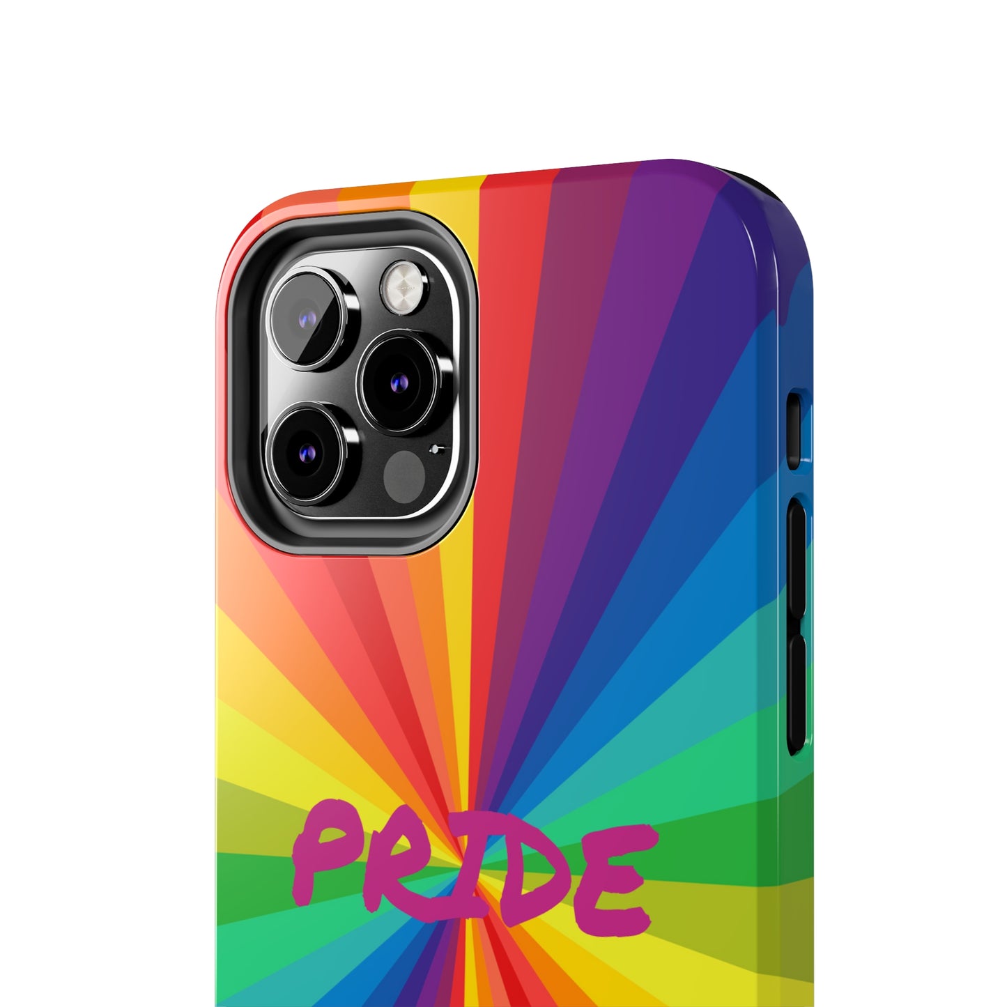 All iPhone Models: Pride Rainbow Tough Phone Cases Supports Wireless Charging