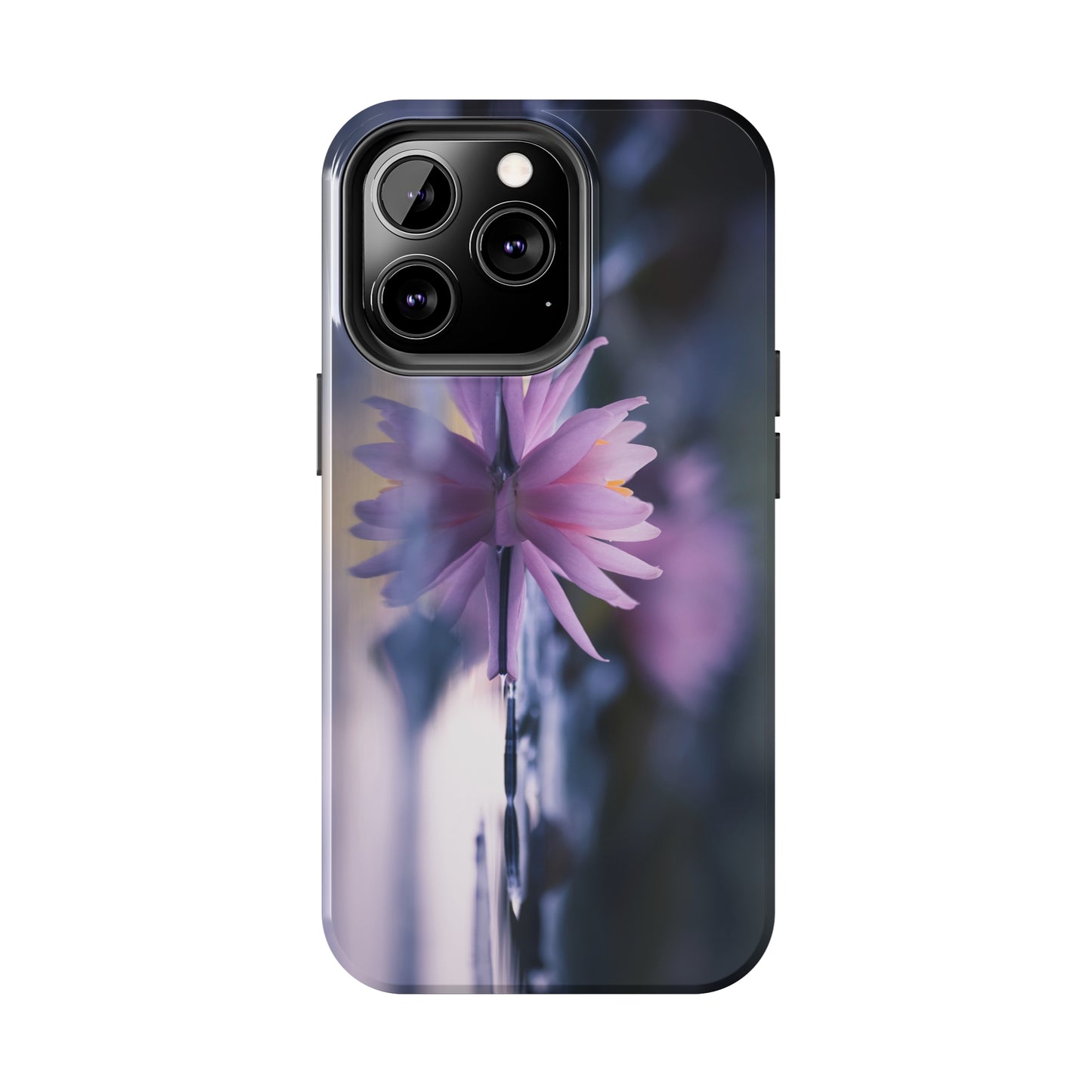 All iPhone Models: Purple Lotus Flower Tough Phone Cases