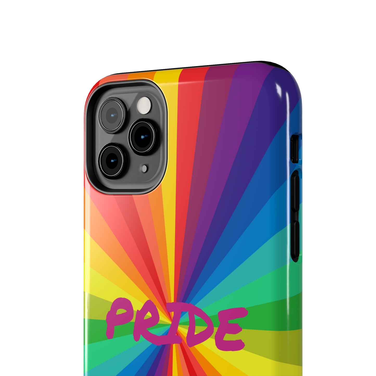 All iPhone Models: Pride Rainbow Tough Phone Cases Supports Wireless Charging
