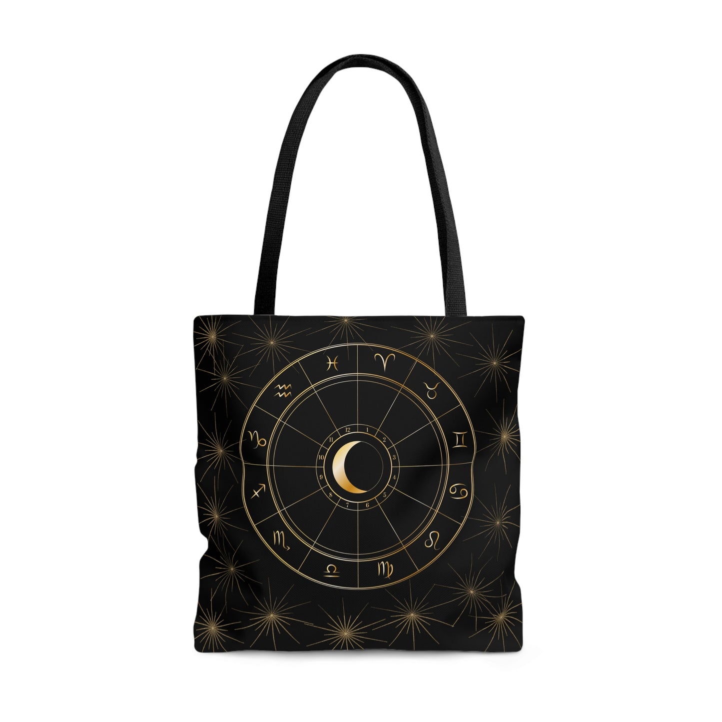 Celestial Sun Moon and Astrology Chart Tote Bag