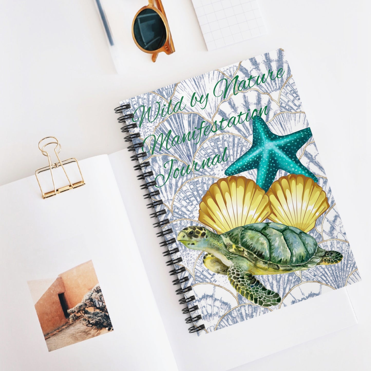 Wild By Nature Ocean Vibes Manifestation Journal
