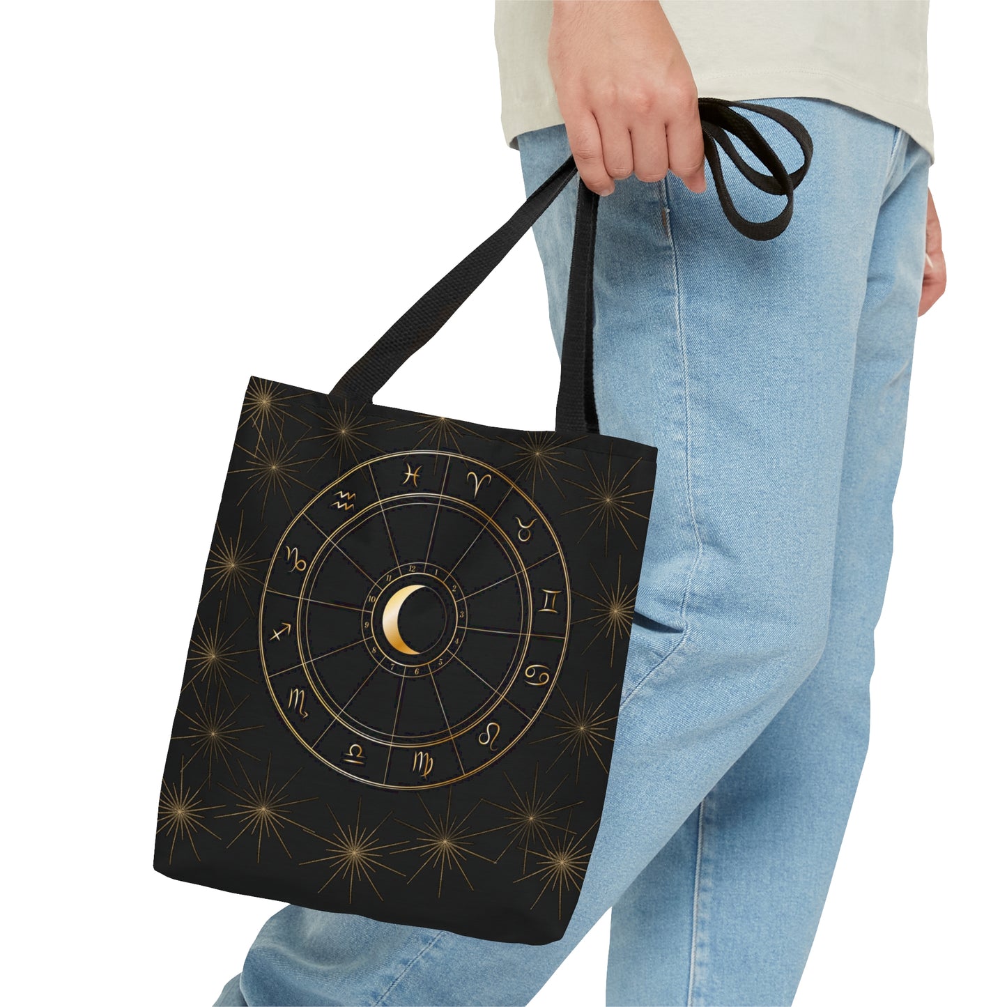 Celestial Sun Moon and Astrology Chart Tote Bag