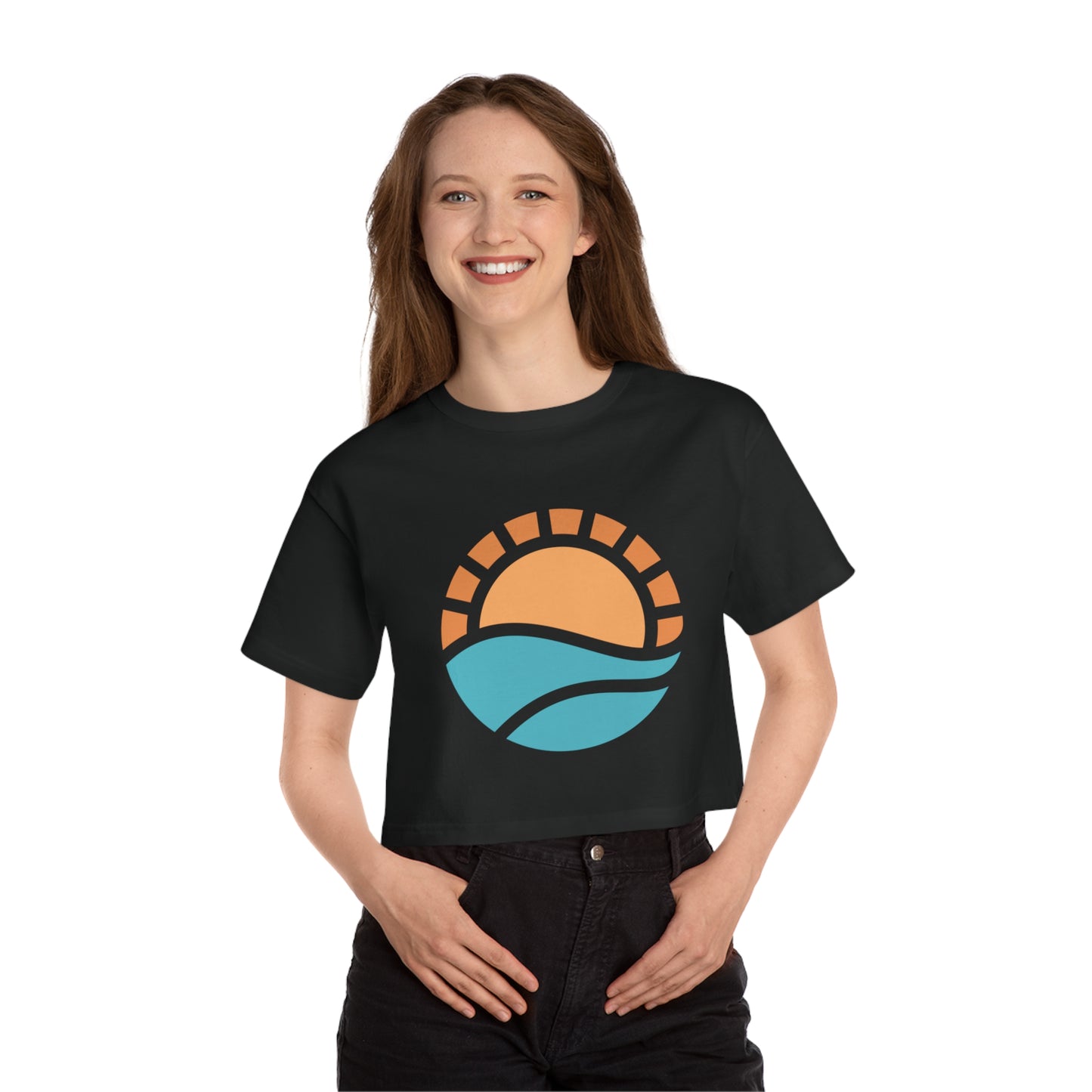 Ocean LIfe Cropped T-Shirt