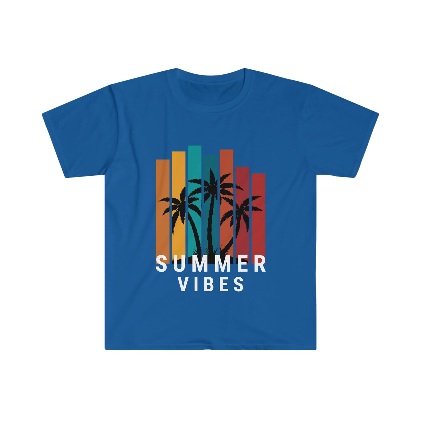 Summer Vibes Beach Life Casual Fit Unisex Softstyle T-Shirt